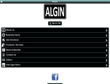 Tablet Screenshot of alginoffice.com